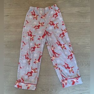 Kids Pajamas with Elf Print